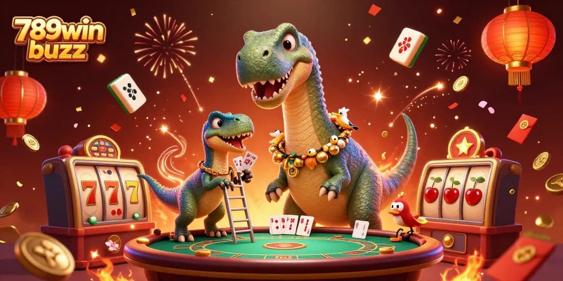 Join the action with 789win buzz at the thrilling casino adventure featuring vibrant slot games and characters.
