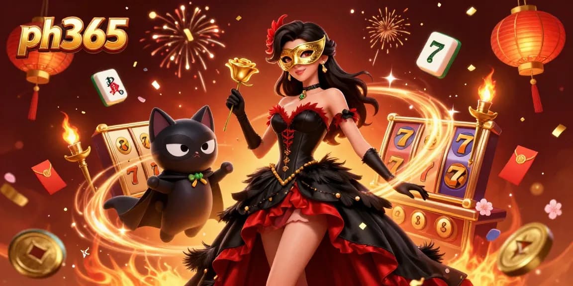Enjoy exciting slot games and jackpots with ph365 in a lively and colorful casino scene.