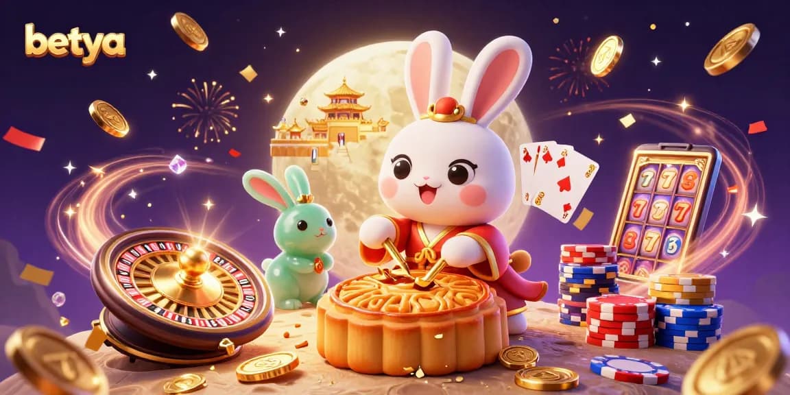 Win big at betya with a vibrant 3D illustration showcasing casino excitement!
