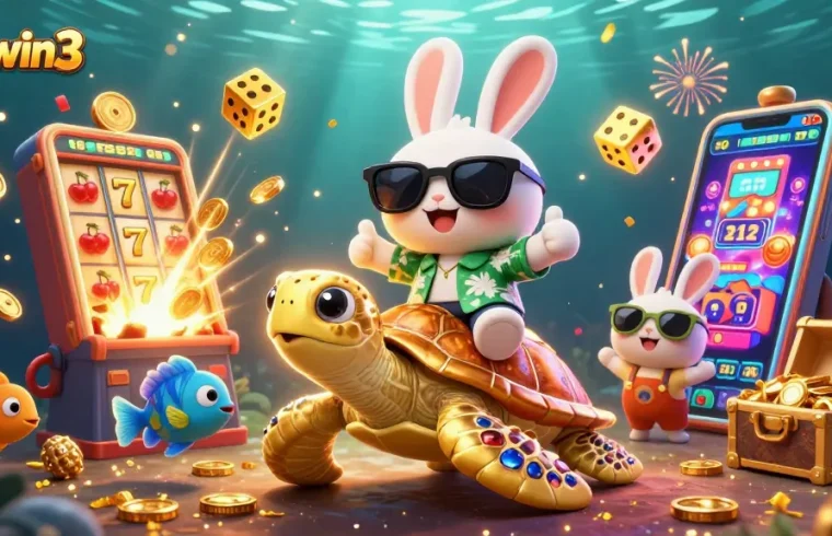 Experience the excitement of sunwin3 with a thrilling jackpot scene featuring vibrant casino elements.