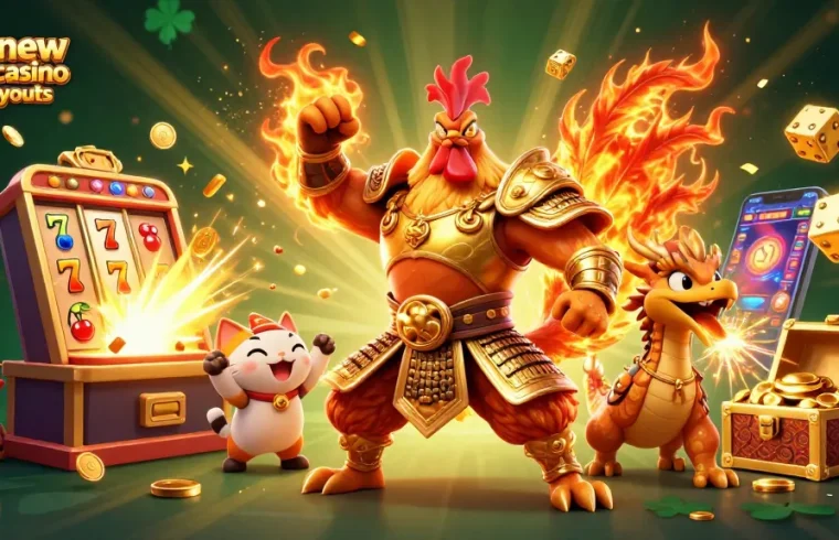 Experience the thrill of fast payouts at the best new online casino with this vivid illustration.